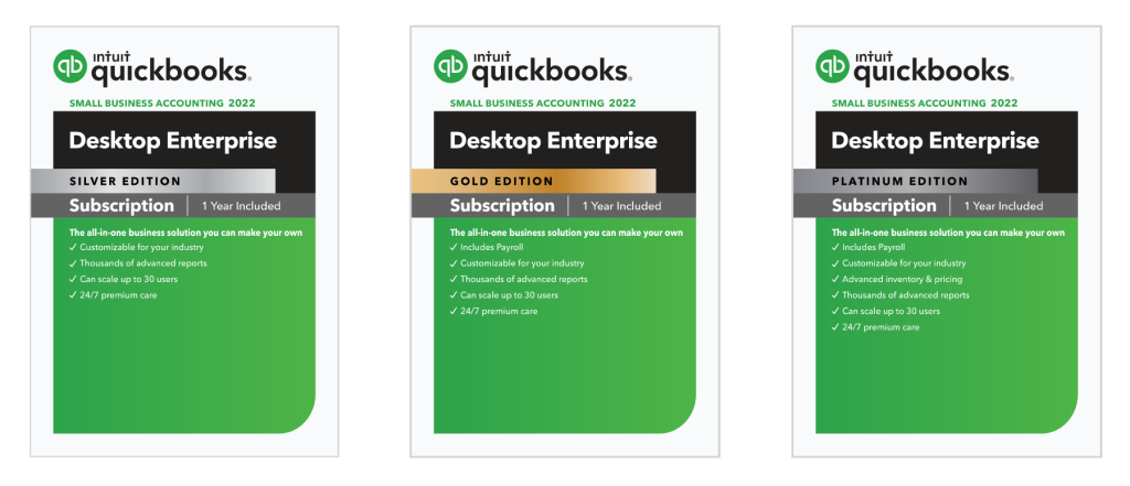 QuickBooks Enterprise 2022